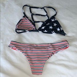 never worn 4th of july set!